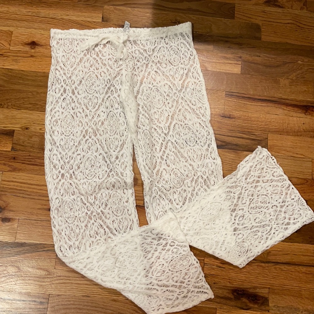 Lace cover up Pants